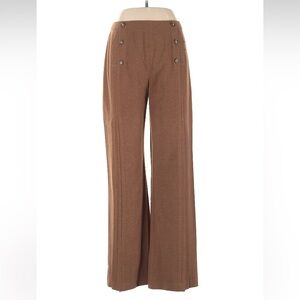 Etcetera Camel Brown Wide-Leg Sailor Trousers